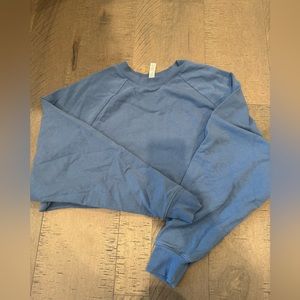 ALO crop crew neck  sweater
